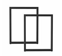 AITEKODVG Pieds de Table, Ensemble de 2 Pattes de Table en métal industrielles, Jambes de Bureau Lourdes, Jambes en métal pour Banc de Meubles de Table bricolo