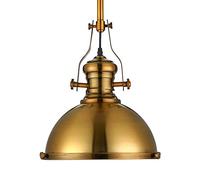 AITEKODVG Vintage industriel intérieur grange éclairage réglable suspension lustre E27 tête unique en métal en fer forgé pot cuisine île plafond suspension lampe décor restaurant bar café suspension