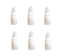 AITELEI 6 pcs Naturel Sélénite Cristal Gratte-Ciel Tour Pierres Reiki Chakra Cristal Énergie De Guérison pour Méditation et Réflexion Décoration de La Maison