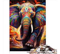 AITEXI Puzzles pour Adultes et Enfants Puzzles d'éléphants d'Afrique 1000 pièces 26x38 cm Cadeau pour 12 Ans et Plus