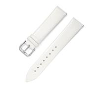 AITIHYA Bracelet de montre en cuir 8-22mm., Blanc, 17mm