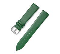 AITIHYA Bracelet de montre en cuir 8-22mm., Vert, 15mm
