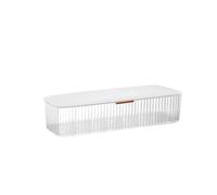 AITIME Organiseur de rangement pour lentilles de contact cosmétiques et contacts jetables quotidiens, boîte en plastique transparent pour toutes les marques de lentilles quotidiennes (blanc)