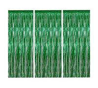 Aitodos 3 Pièces Rideau Métallique, Réutilisable, 1mx2m | Matériaux de Haute Qualité, Faciles à Utiliser, non Toxiques et Inodores,et Polyvalents (Vert).