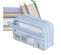 Aitre à crayon - Poux de crayon pop-up, sac à enclos à fermeture éclair | Organisateur de papeterie esthétique, porte-crayon mignon, stockage d'écriture à la mode, organisateur de stylo portable, boît