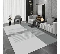 AITROMNI Tapis D’Eveil Arrangement des Lignes Design géométrique Anti-Allergique et Facile à Entretenir 140X270CM