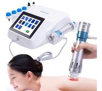 AityBuy Appareil De Thérapie par Ondes De Choc Extracorporelles électromagnétiques, Masseur Musculaire Corporel avec 7 Têtes De Massage, Appareil De Massage Anti-Douleur