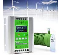 AityBuy Contrôleur De Charge Solaire avec écran LCD, Contrôleur Hybride éolien-Solaire Mppt, Régulateur De Charge Boost, Générateur éolien, Contrôleur De Batterie Hors Réseau 24V-5000W