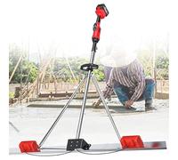 AityBuy Kit Vibrant pour Chape en Béton Électrique, Chape en Béton Électrique, Outil De Finition De Béton sans Fil avec 2 Batteries, Machine Vibrante De Finition De Ciment 1.8m