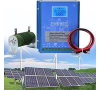 AityBuy Régulateur Automatique 12v 24v 48v, Contrôleur De Mélange éolien Et Solaire, Contrôleur De Batterie Hors Réseau 3000w/4000w/5000w/6000w/8000w 12V-4000W