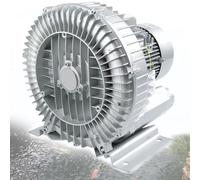 AityBuy Souffleur Haute Pression 250w/350w/370w/550w/750w/1100w/1500w, Souffleur Régénératif, Souffleur à Pompe à Air 380v, Souffleur Vortex Industriel, pour L'aquaculture 1500W/2.01HP