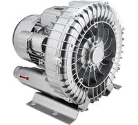 AityBuy Souffleur Haute Pression, Souffleur Régénératif Monophasé, Pompe à Vide Industrielle Haute Pression, Souffleur Vortex, pour étangs à Poissons, 0,16 Ch à 2,01 Ch 1100W/1.49HP