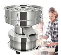 AityBuy Tamis Vibrant Automatique, Tamiseuse à Poudre, Tamiseuse électrique, Tamis De 40 à 200 Mailles, Tamis à Farine,Tamiseuse à Farine vibrante en Acier Inoxydable 15cm-40mesh