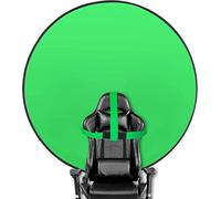 Aiuca arrière-Plans pour Studio Photo, écran Vert Double Face 145 cm, Store Greenscreen Store, Fond Pliable et réversible pour la Photographie, Pas de Trace de Streaming en Direct