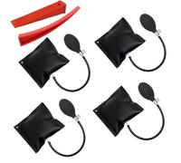 AIUNBEST Coussins de Montage 4 pièces, Coussins de Levage avec Fonction Soufflet d’air, capacité de Charge Jusqu’à 200 kg, Coussins Noirs pour Portes, Meubles et réparations de véhicules