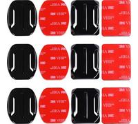 AIUOVEW Support adhésif pour Casque - 3M - Plat et incurvé - Compatible avec GoPro Hero 9, 8, 7, Max, Fusion, Hero (2018), 6, 5, 4, Session, 3+, 3, 2, 1