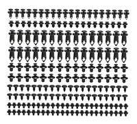 Aiuphing clips voiture,190 pièces 6 tailles de rivet plastique pour panneau de voiture,clips de fixation voiture universels, attaches pour voiture, pour pare-chocs, radio, tableau de bord.