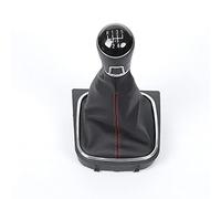 Aiuphing Couvercle de pommeau de vitesse 5 vitesses, couvercle de soufflet pommeaux de leviers de vitesse de remplacement pour VW Golf 5 6, diamètre d'alésage 110 mm