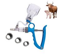 Aiupuyer 10 Seringues Semi-Automatiques pour L'Alimentation du BéTail, Seringue Continue pour Administration Orale De MéDicaments Aux Bovins, Ovins Et Caprins, Pistolet Doseur VéTéRinaire