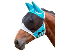 Aiupuyer Masques anti-mouches pour chevaux, super confortable, protection UV réglable, respirabilité, pour tous les types de chevaux dans le ranch et le club