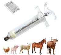 Aiupuyer Pistolet D’Alimentation VéTéRinaire, Pistolet De Trempage Continu, Dispositif De Dosage RéGlable, Distributeur De MéDicaments VéTéRinaires, éLevage, pour Oie Cochon Taureau Mouton