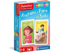 Aiutami Cartes Aidez-Moi À Faire Soi-Même Montessori 2 Ans (Version En Italien), Jeu Éducatif, Multicolore, 16318, Taglia Unica