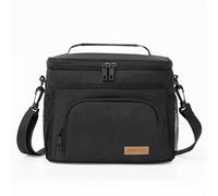 Aiuuee Sac Isotherme Repas 10 L, Glaciere Souple Isotherme avec Bandoulière, Sac Lunch Box Portable, Sacs Glaciere Adulte Voyage Pique-Nique
