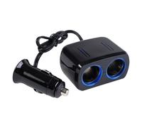 AIV Allume-Cigare Répartiteur 2 Voies 10A Adaptateur Prise Double