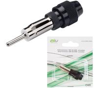 AIV Connecteur D'Antennes DIN 150 Ohm À Vis Pour Montage Auto-Radio