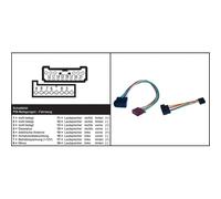 AIV Iso Adaptateur pour Autoradio Auto-Radio Câble Ford Siège VW Sharan Etc