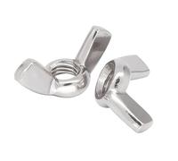 AIVEKE 10 Pièces Écrou Papillon M10 en Acier Inoxydable - écrous à oreilles Écrous à Ailettes pour Outils de Bricolage, réparation à domicile, les produits artisanaux extérieurs