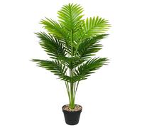 AIVORIUY Grande Plante Artificielle en Pot Fausses Plantes Plastique Réaliste Moderne pour la Maison, Salle de Bain, Cuisine Décoration Salon Appartement Balcon Bureau (80cm Palmiers Haut)