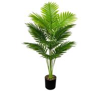 AIVORIUY Plantes Artificielles Interieur Exterieur Arbres Artificiel en Plastique Pot, Fausse Plante Verte pour la Décoration de la Maison Bureau Salon Balcon Cour Jardin (80cm Verte Paume)