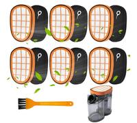 AIVORO Lot de 6 Filtres Pour Aspirateur à Main Philips SpeedPro Max Aqua FC6723/01 FC6901-FC6904 XC7042/01 XC8045/01 XC8147/01 FC6812 FC6813 FC6823 FC6826 Filtres de rechange pour accessoires Philips