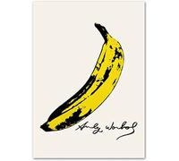 AIVYNA Andy Warhol Posters Pop Banana Murale Art Andy Warhol Prints Andy Warhol Toile tableau Peinture Creative Tableaux Pour Salon Decoration Sans Cadre50×70cm