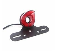 AIVYNA Feu De Frein Arrière pour Moto LED Feu Arrière pour Honda Yamaha Bobber Chopper Cafe Racer Personnalisé,Rouge
