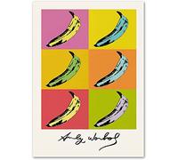 AIVYNA Poster Andy Warhol Pop Banane Murale Art Toile Tableau Peinture Creative Images Salon Décoration Sans Cadre 60×80cm