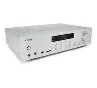 AMPLIFICADOR AIWA AMU-120BT Plata 2XCANALES/CHASIS METAL/2XOUT 60W/BT 5.0/USB/SD AMU-120BTSR