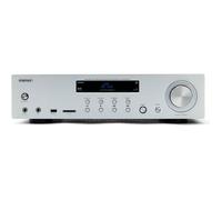 Aiwa AMU-120BTSR Récepteur AV et amplificateur de lecteur multimédia argenté, récepteur BT v5.0, 2X 60W