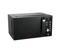 Aiwa AMW-202DG/BK, Micro-ondes Numérique avec Grill, 20L, 700W, Verrouillage Sécurité, Plat 25,5 cm, Grille Grill en acier inoxydable, Express Cooking avec 8 modes, Minuterie, Couleur : Noir