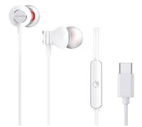 Aiwa Auriculares Intrauditivos ESTM-50USB-C-WT- avec Micrófono- USB Type-C- Blancos