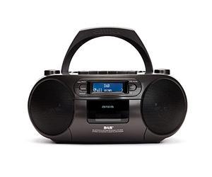 Aiwa BBTC-660DAB/BK: Radio Cassette Portable avec CD, Bluetooth et USB, enregistreur de Cassettes, RDS, FM PLL, Dab+, Télécommande Noir