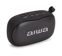 Aiwa BS-110BK noir Mini haut-parleur Bluetooth avec mousqueton 10W HyperBass Music Box Soundbox Player