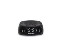 Aiwa CR-09J Radio-réveil avec Double Alarme, Am/FM PLL avec Affichage LED de 0,6"