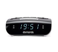 Aiwa CR-15, Radiosveglia, Compatta e di piccole dimensioni, Doppia sveglia con funzione Snooze e Sleep, Sveglia avec radio o cicalino, Alimentazione : CA : 100-240 V, 50/60 Hz.