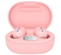Aiwa EBTW-150PK PINK Casque sans fil Bluetooth 5.0 Portée de 10 m avec station de charge ANS Voice Assistant TWS Fonction mains libres