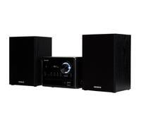 AIWA MSBTU-300 Black Micro-Hi-Fi System 20W avec Bluetooth, CD, USB, Radio FM, Lecteur CD