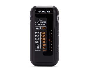 Aiwa R-22BK Radio portable Personnel Analogique Noir