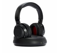 Aiwa WHF-930D Casque TV sans fil HiFi avec connexion optique, transmission RF sans fil, sélection à 3 canaux, entièrement rechargeable, noir