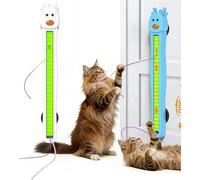 Aiwdeyi Auto Motion Flying Rope Cat Toy from Lazy to Crazy, Automatic Electric Wall Mounted Interactive Cat Toy, Flying Rope Design, Hands Free Motion Exercise, Boredom Relief for Indoor Cats